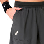 Asics Match Laser Cut 7 Inch Short (Graphite Grey Night Energy)