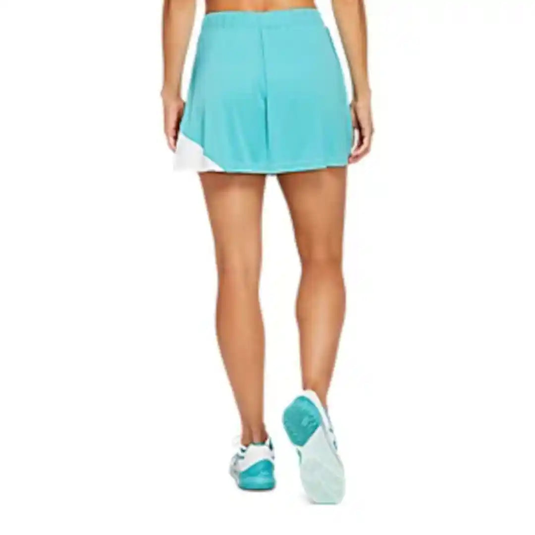 Asics Womens Club Skort (Techno Cyan/Brilliant White)