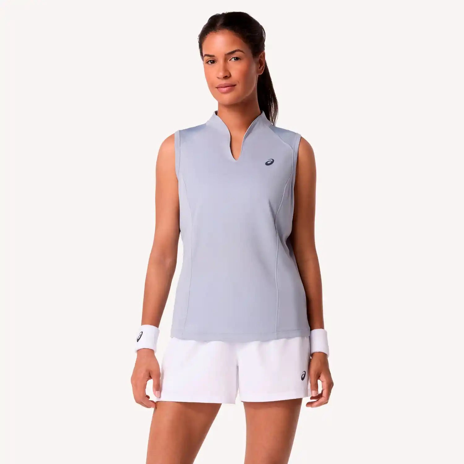 Asics Women's Court Tank (Grey Blue)