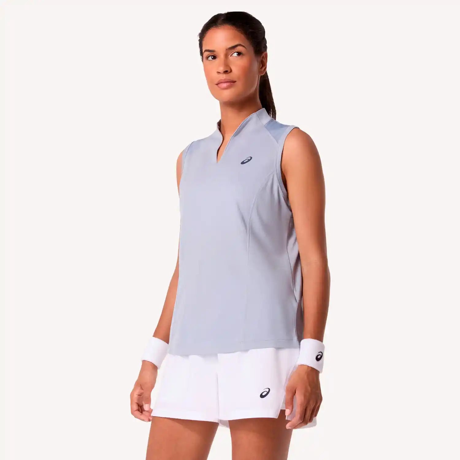 Asics Women's Court Tank (Grey Blue)