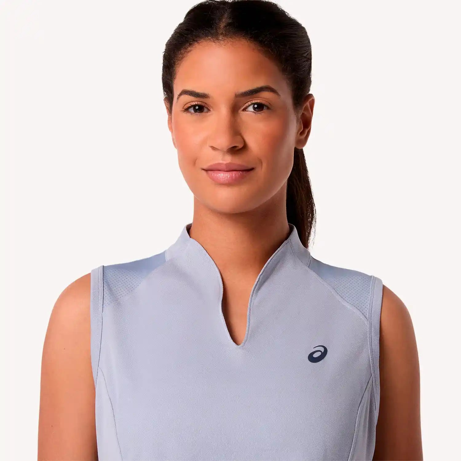 Asics Women's Court Tank (Grey Blue)