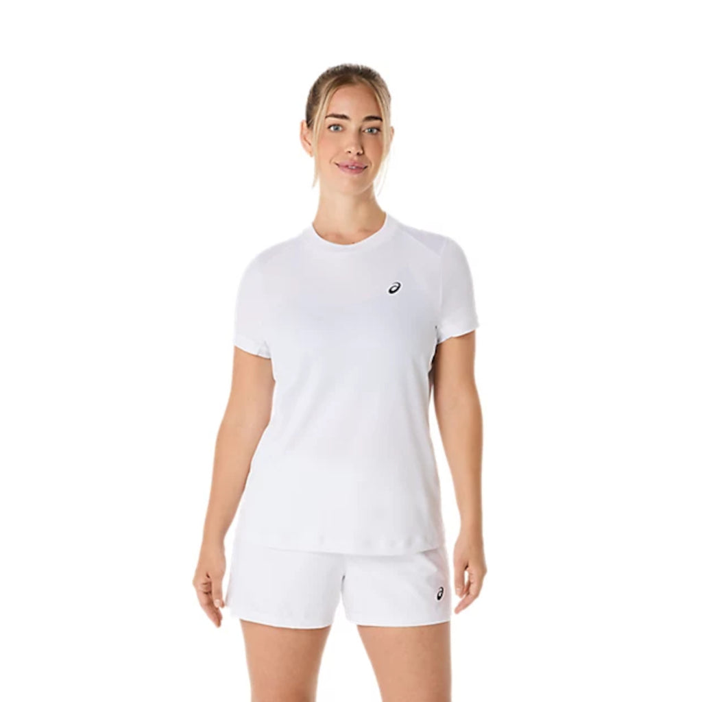 Asics Court Short Sleeve Top (Brilliant White)