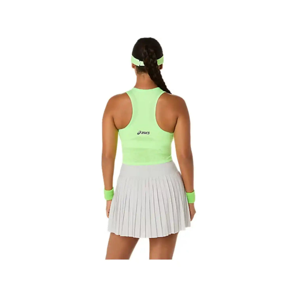 Asics Match Jacquard Crop Top (Illuminate Green)
