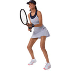 Asics Match Pleat Skirt (Grey Blue)