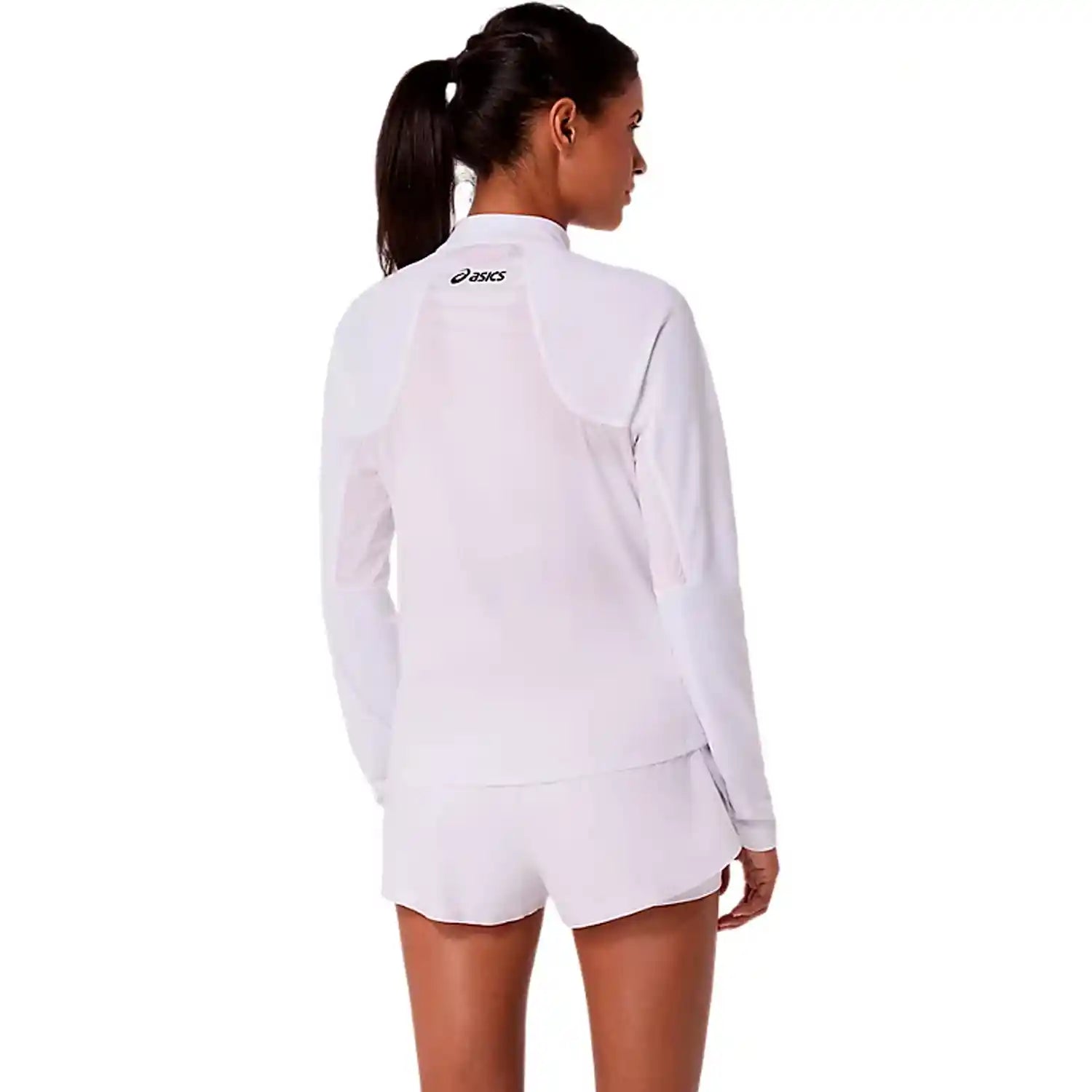 Asics Match 1/2 Zip LS Top (White)