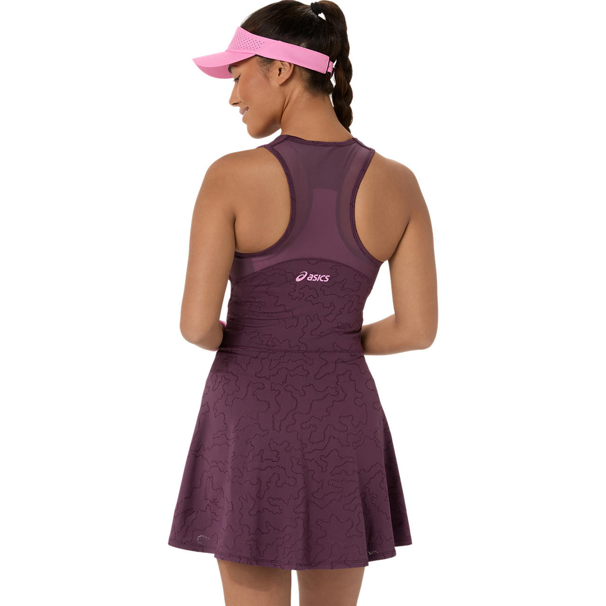 Asics Match Jacquard Dress (Dark Aubergine)