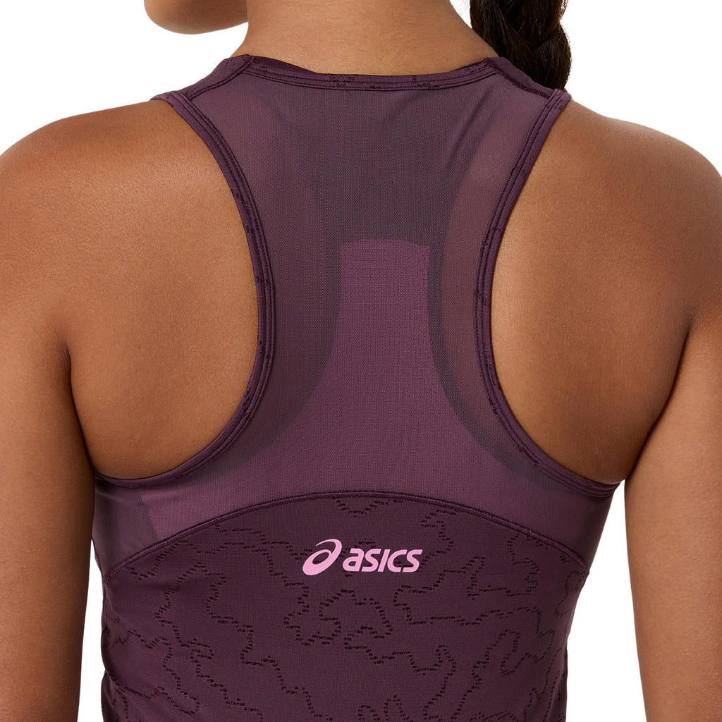 Asics Match Jacquard Dress (Dark Aubergine)