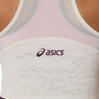 Asics Match Jacquard Crop Top (Soft Oat)