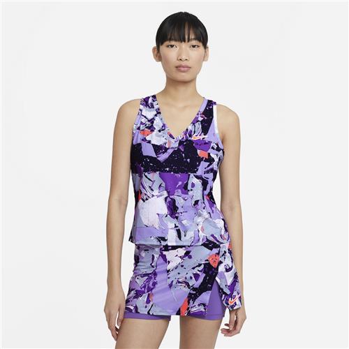 Nike Court Womens Victory Tank (Wild Berry/Bright Mango)