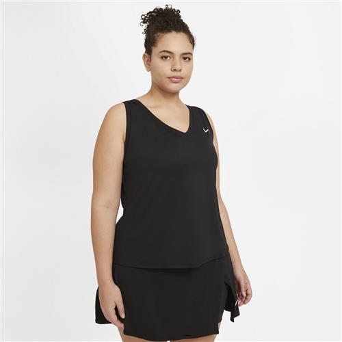 Nike Court Victory Womens Tank (Black/White)