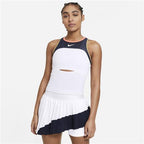 Nike Court Slam Melbourne Womens Tank (White/Obsidian/Bright Mango)