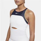 Nike Court Slam Melbourne Womens Tank (White/Obsidian/Bright Mango)