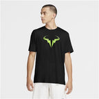 Nike Rafa Dri-Fit Cotton Tee (Black/Lime)