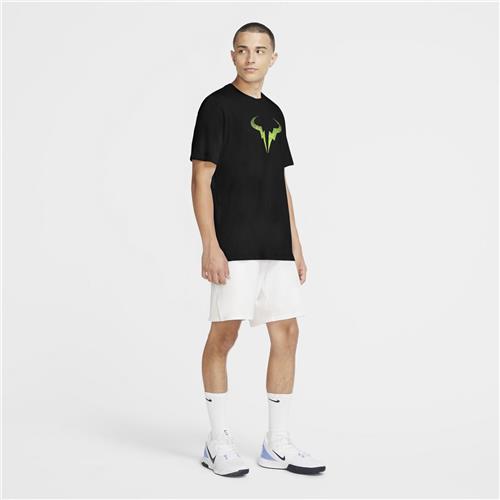 Nike Rafa Dri-Fit Cotton Tee (Black/Lime)