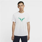 Nike Rafa Dri-Fit Cotton Tee (White/Green)