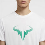 Nike Rafa Dri-Fit Cotton Tee (White/Green)