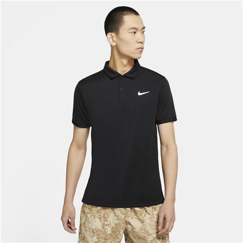 Nike Court Mens Dri-Fit Victory Polo (Black/White)