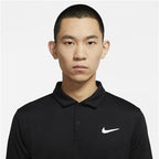 Nike Court Mens Dri-Fit Victory Polo (Black/White)