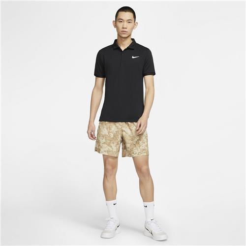 Nike Court Mens Dri-Fit Victory Polo (Black/White)