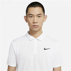 Nike Court Mens Dri-Fit Victory Polo (White/Black)