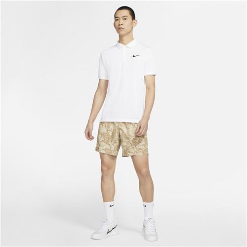 Nike Court Mens Dri-Fit Victory Polo (White/Black)