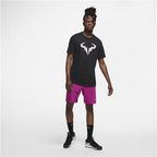 Nike Rafa Dri-Fit Cotton Tee (Black/Purple)