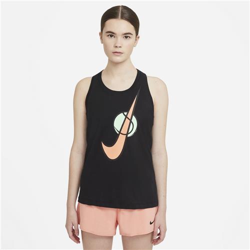 Nike Court Womens Swoosh Tennis Tank (Black)