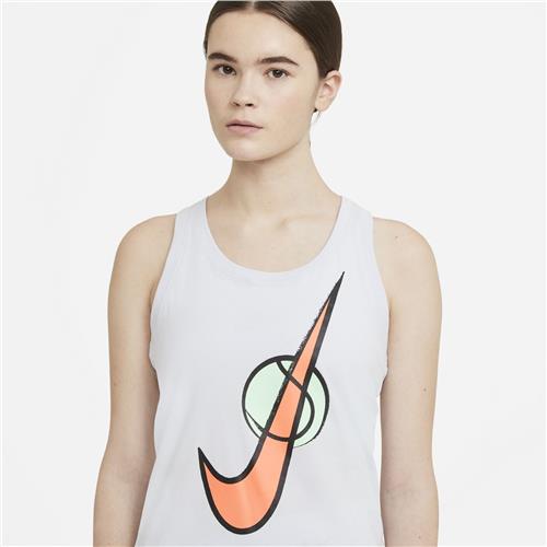Nike Womens Nike Court Tank Swoosh Tennis