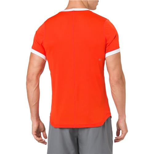 Asics Mens Club SS Top (Cherry Tomato)