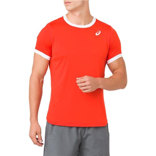 Asics Mens Club SS Top (Cherry Tomato)
