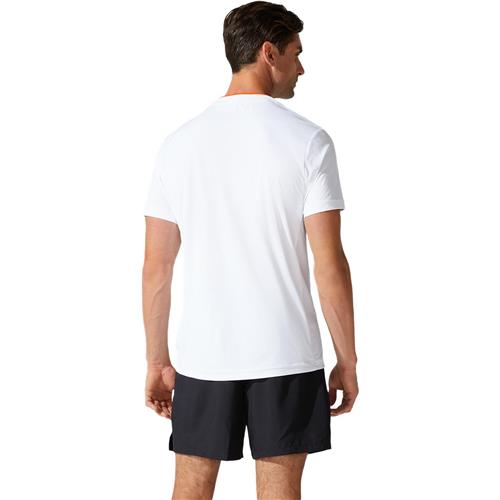 Asics Mens Court M GPX Short Sleeved Top (Brilliant White)