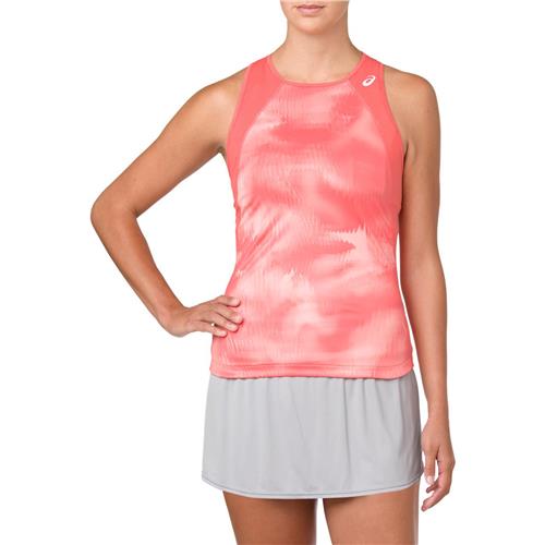 Asics Womens Club Graphic Tank (Papaya)