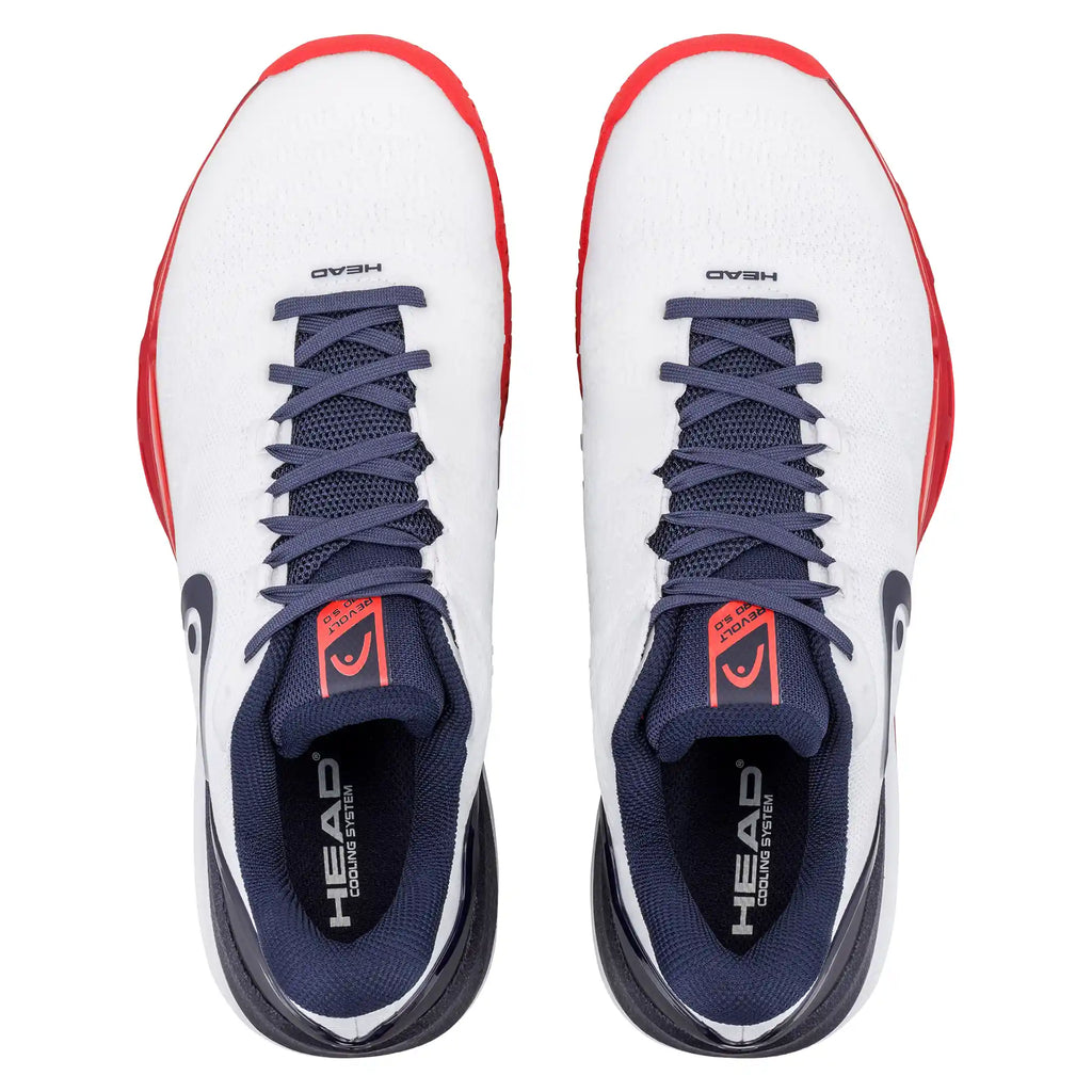 Head Revolt Pro 5.0 Men's Shoes (White/Navy)