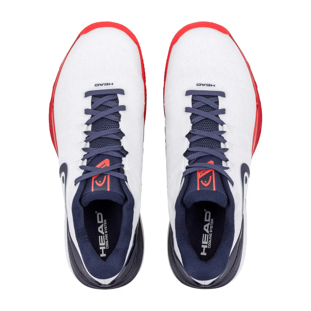 Head Revolt Pro 5.0 Clay Men's Shoes (White/Navy)