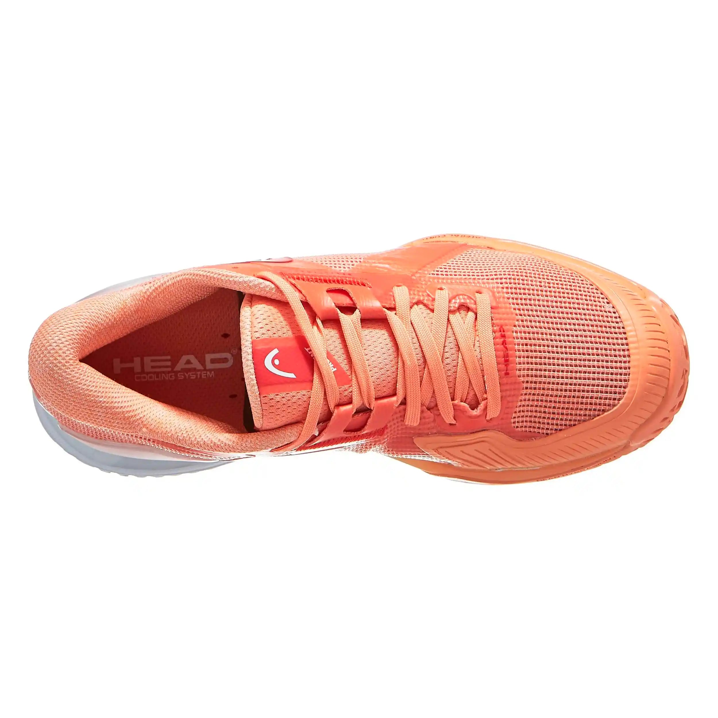 Head Sprint Pro 4.0 Womens Tennis Shoes (Coral/White)
