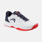 Head Revolt Pro 5.0 Clay Junior Tennis Shoes (White/Navy)