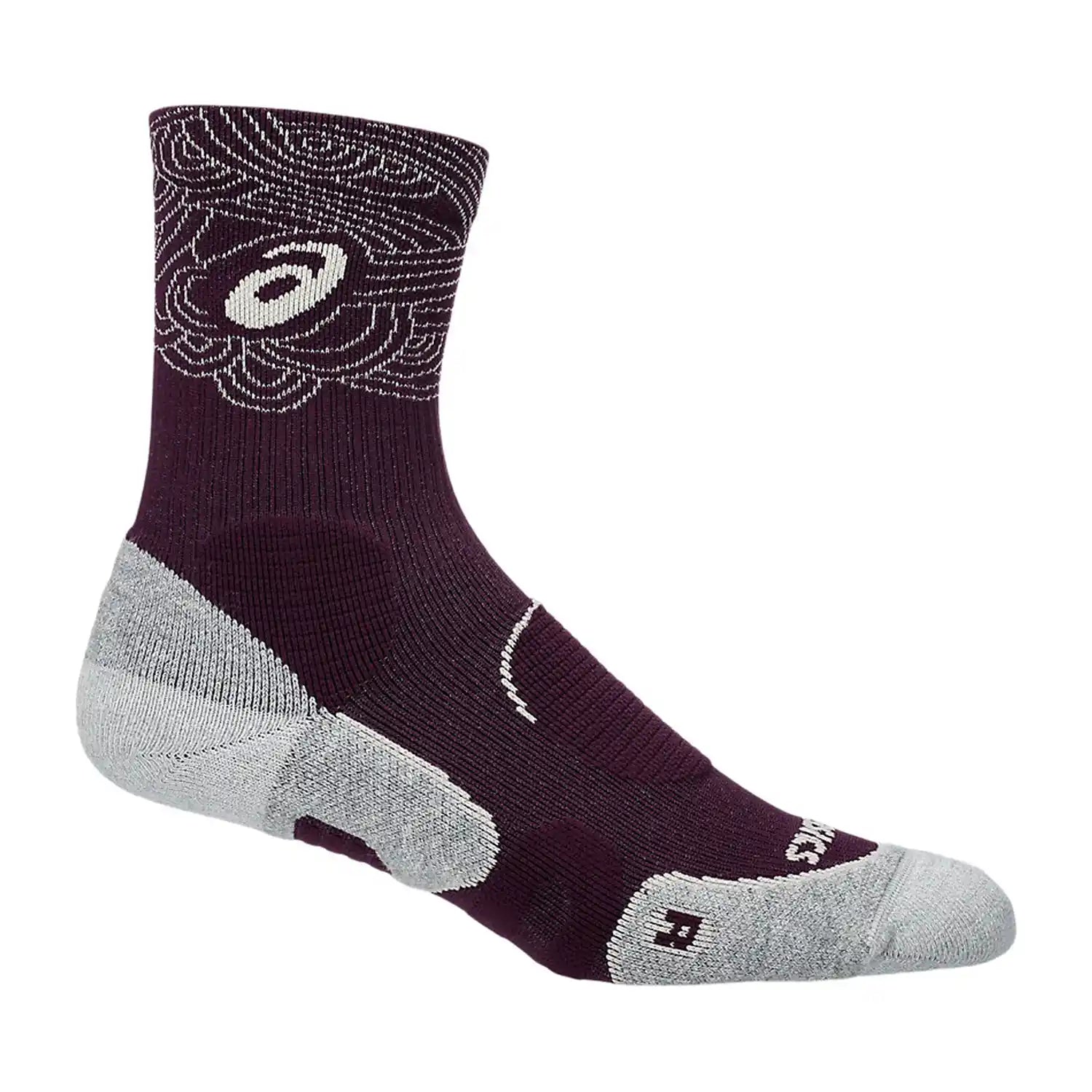 Asics Seasonal Court + Tennis Crew Sock (Dark Aubergine)