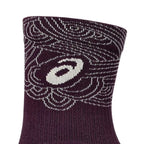 Asics Seasonal Court + Tennis Crew Sock (Dark Aubergine)