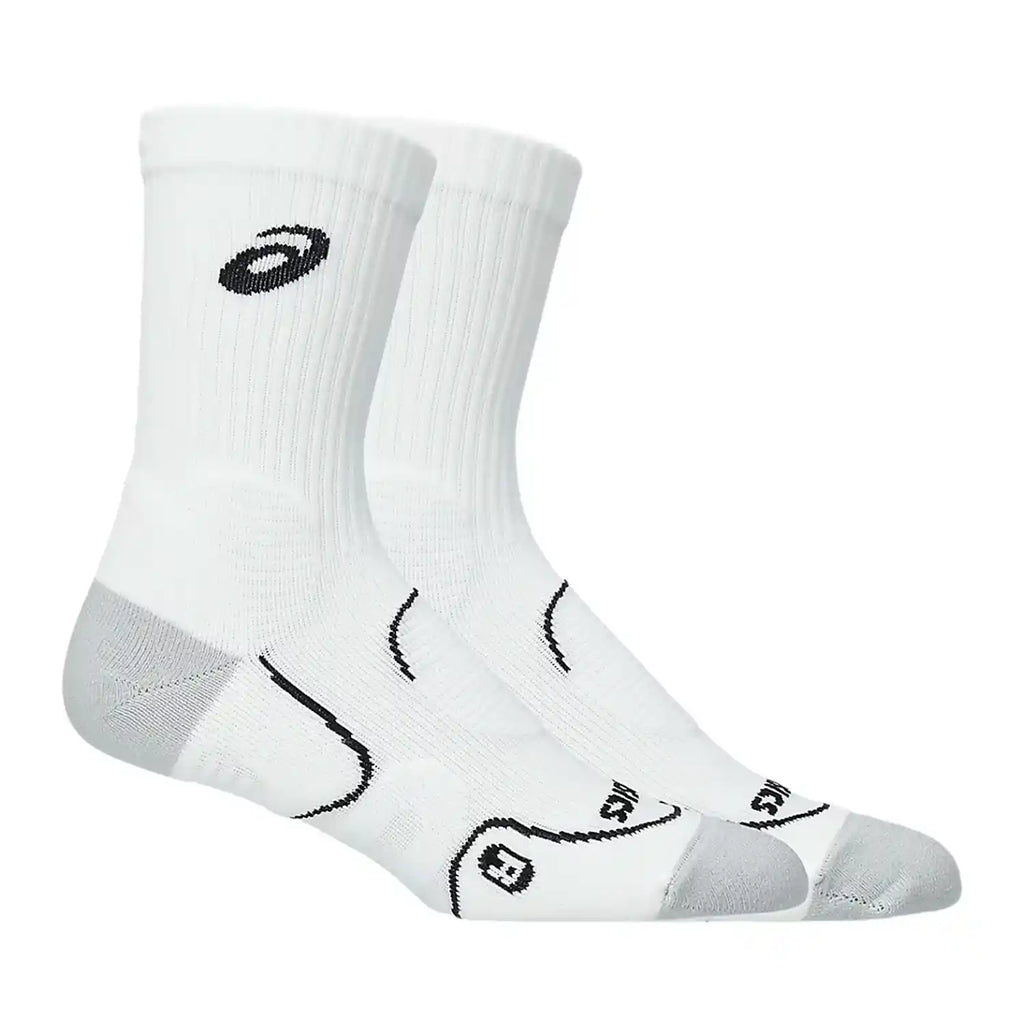 Asics Court+ Tennis Crew Sock (Brilliant White)