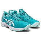 Asics Solution Speed FF Clay Womens Shoe (Cyan/White)