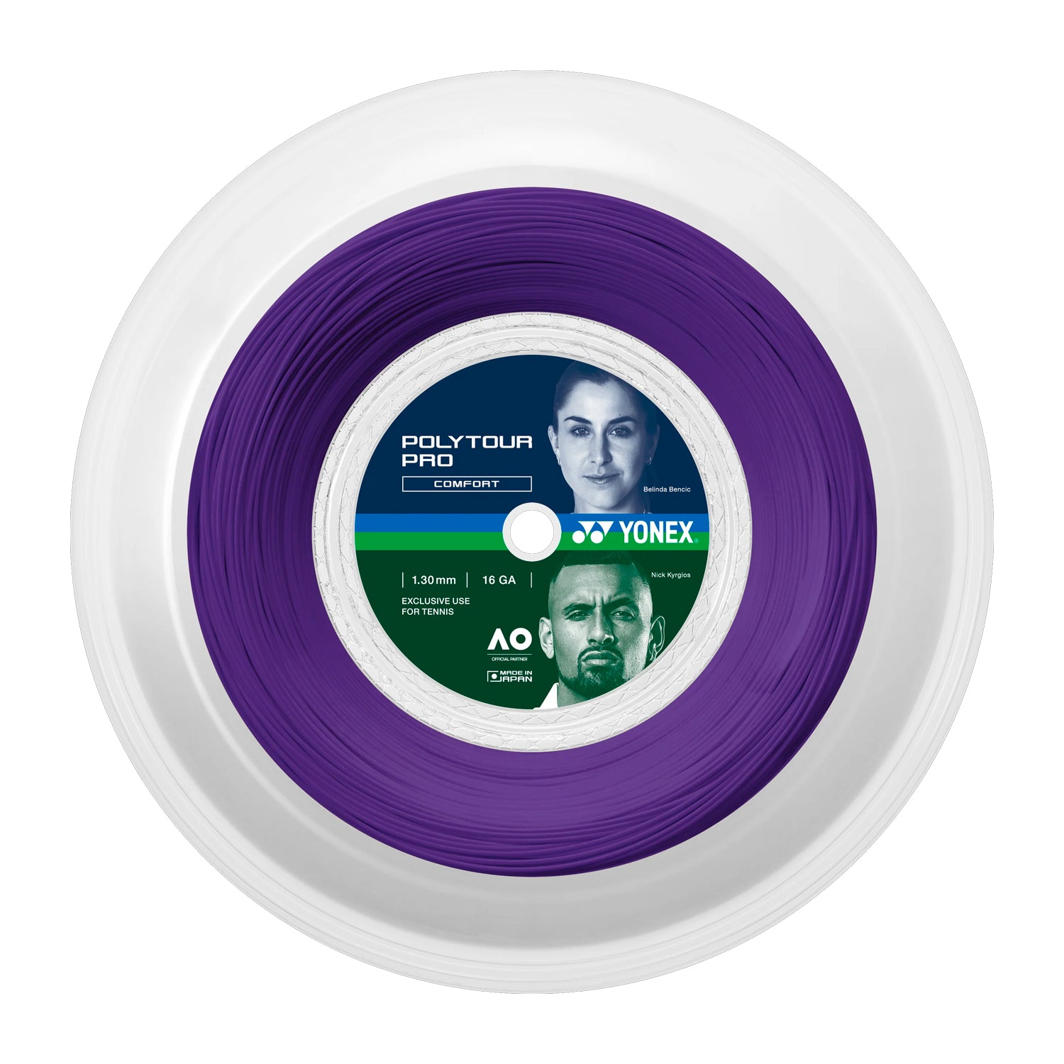 Yonex PolyTour Pro 1.30mm/16 12m Set (Midnight Purple)