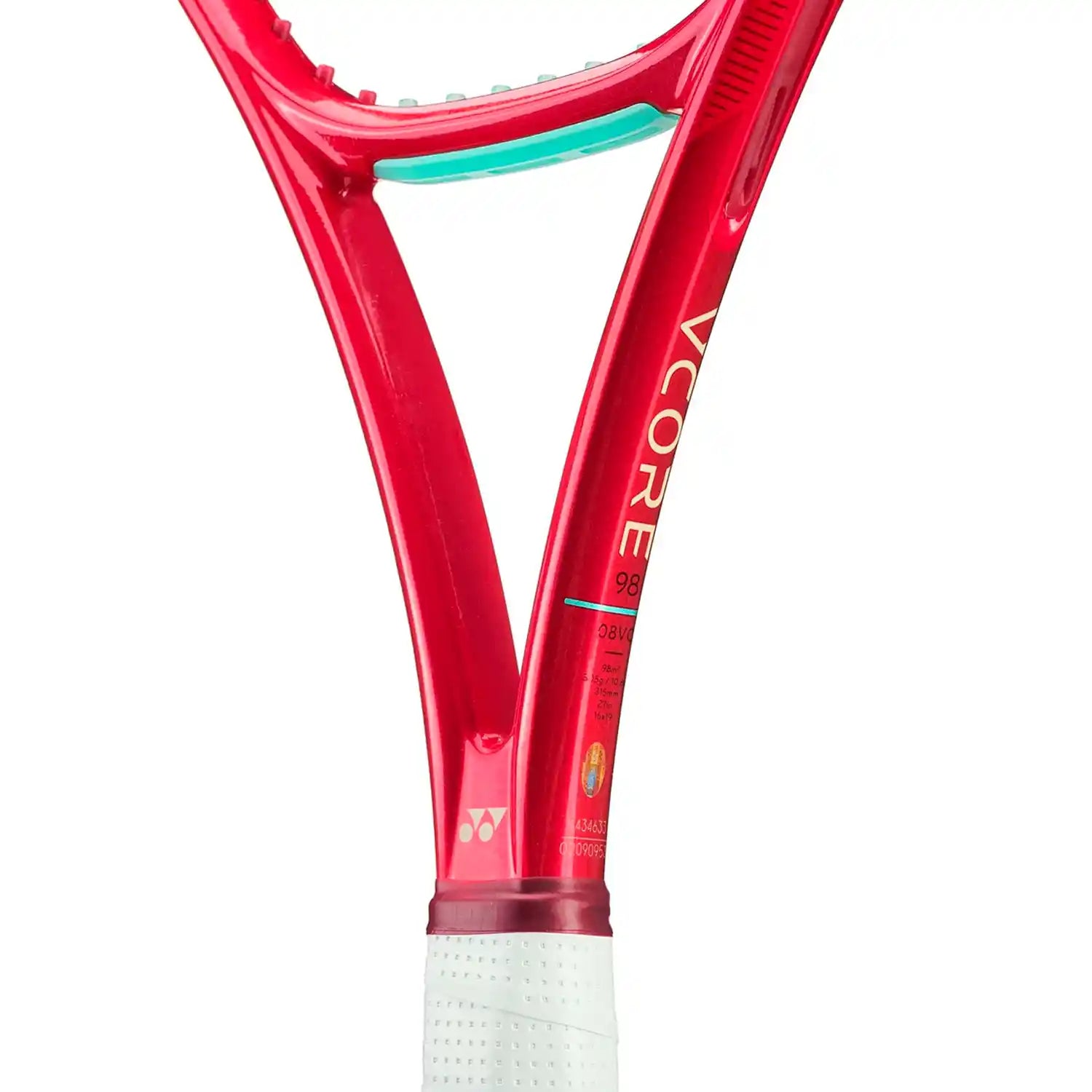 Yonex Vcore 98 Tour 8th Gen Tennis Racquet (Ruby Red)