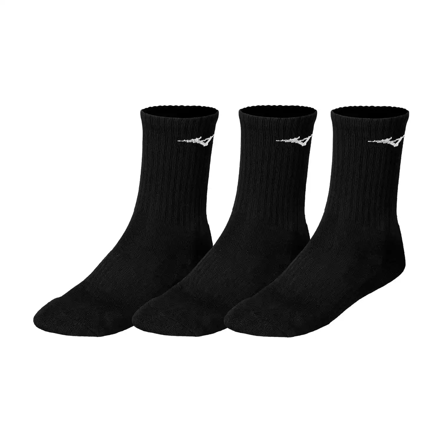 Mizuno Training Crew Socks 3 Pack Black