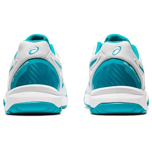 Asics Gel-Resolution 8 GS Kids Shoe (White/Lagoon)