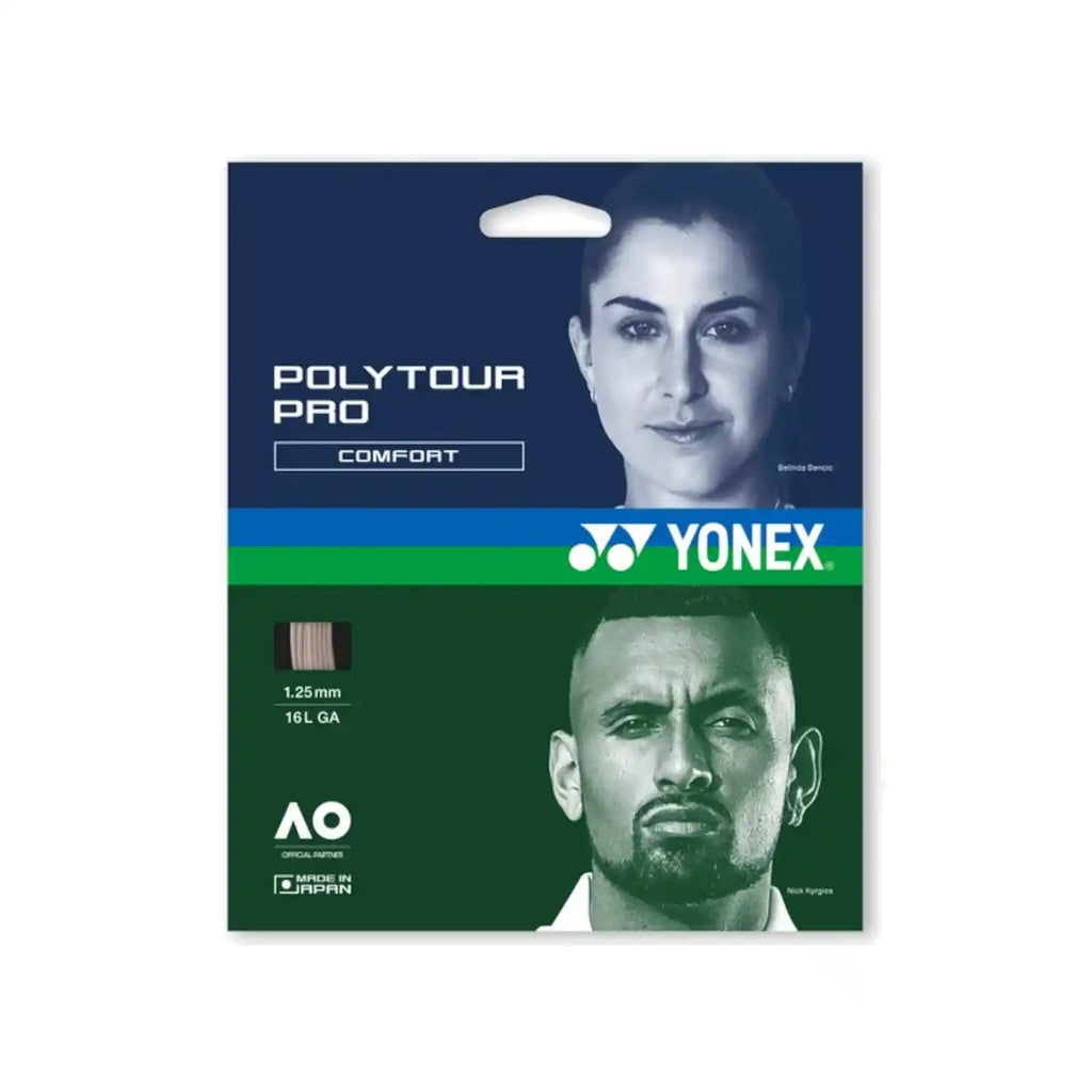 Yonex PolyTour Pro 1.25mm/16L 12m Set (Warm Gray)
