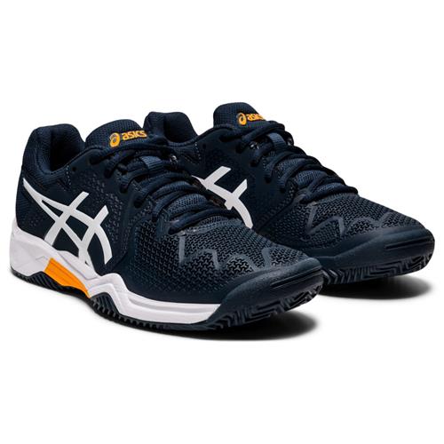 Asics Gel-Resolution 8 GS Kids Tennis Shoe (French Blue/ White)