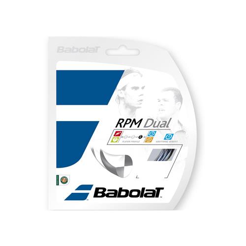 Babolat RPM Dual 125/17 String Set (Black/Silver)
