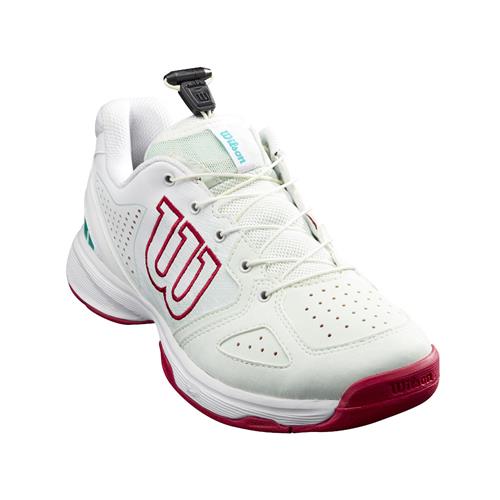 Wilson Kaos Junior QL Girls Tennis Shoes (S Sea/White/Sangria)