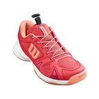Wilson Rush Pro JR QL Junior Shoe (Cayenne/White)