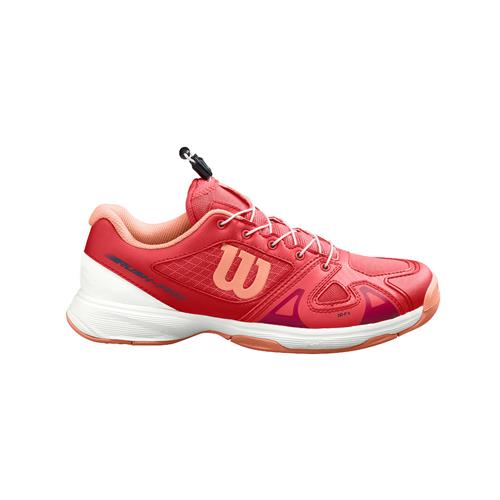 Wilson Rush Pro JR QL Junior Shoe (Cayenne/White)